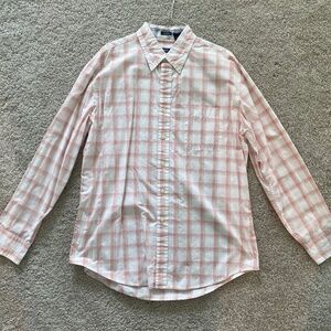 Men’s Izod Long Sleeve Button Down, Size L
